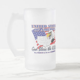Trump DeSantis 2024 Mattglas Bierglas