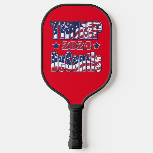 Trump DeSantis 2024 Pickleball Schläger (Rückseite)