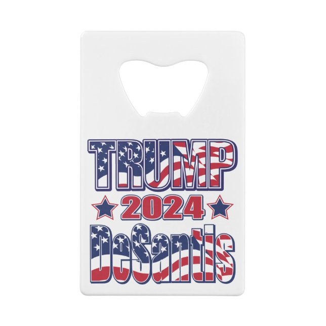 Trump-DeSantis Geldbeutel Flaschenöffner (Rückseite)