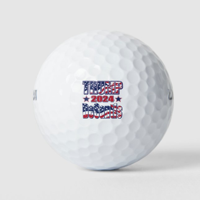 Trump DeSantis Golfball (Vorderseite)