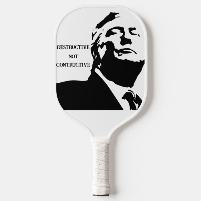 Trump/Destructive Pickleball Paddle (Vorderseite)