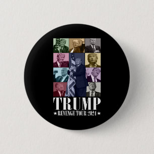 Trump Die Rache Tour 2024 Funny Button