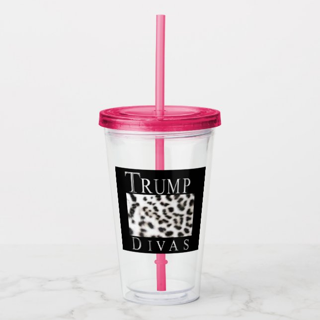 TRUMP DIVAS ACRYLTRINKBECHER (Vorderseite)