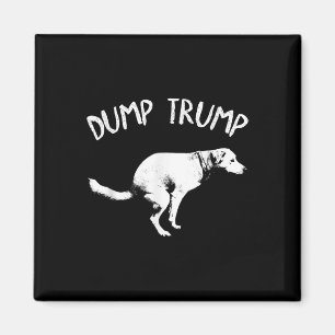 Trump Dog Kackend Magnet