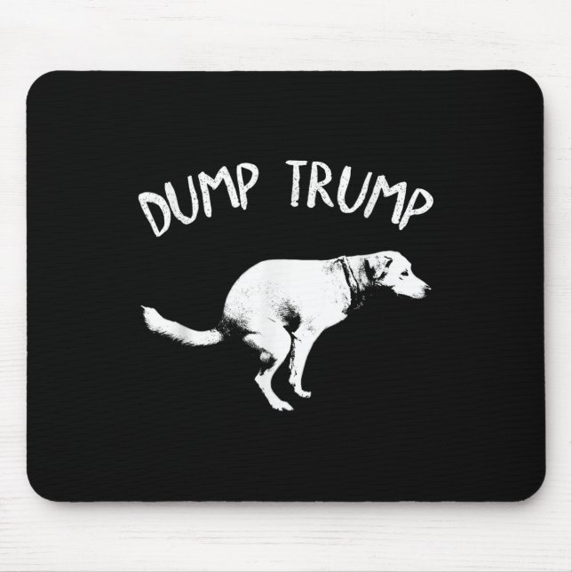 Trump Dog Kackend Mousepad (Vorne)