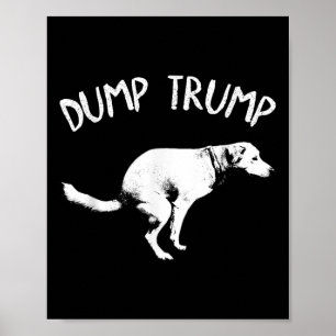 Trump Dog Kackend Poster