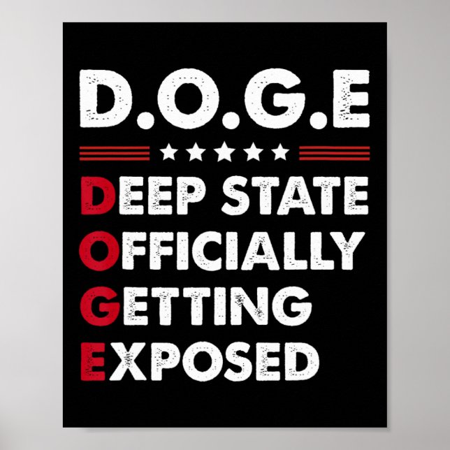 Trump Doge Deep State wird offiziell entlarvt  Poster (Vorne)