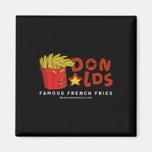 Trump Donalds Berühmte französische Fries, weil Ka Magnet