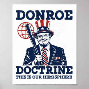 Trump Donroe-Doktrin Dies ist unsere Hemisphäre  Poster