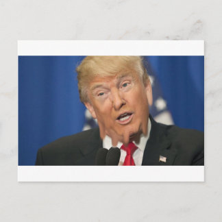 Trump/Drumpf schmelzen ab Postkarte
