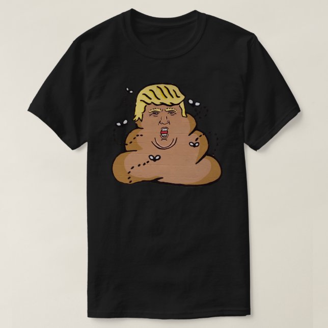 Trump Dump - Graffiti Style Decal Donald Trump Sti T-Shirt (Design vorne)