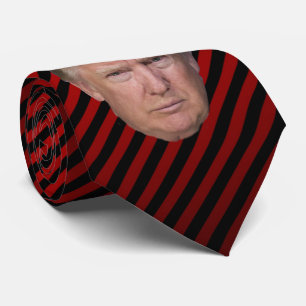 TRUMP DUNK RED AND BLACK KRAWATTE