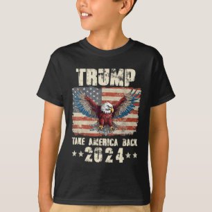 Trump Eagle US-Präsident 2024 nimmt Amerika zurück T-Shirt