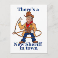 TRUMP Einweihung Postkarte