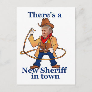 TRUMP Einweihung Postkarte