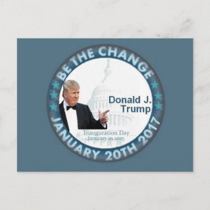 TRUMP Einweihung Postkarte