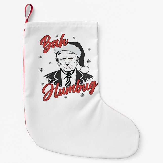 Trump Einweihungstag Weihnachten Weihnachtsfeierta Kleiner Weihnachtsstrumpf (Vorderseite)