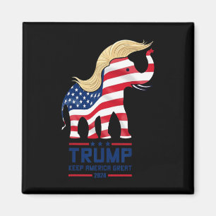 Trump Elefant Republikaner Amerika groß halten Wäh Magnet
