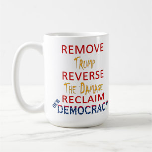 TRUMP ENTFERNEN KAFFEETASSE