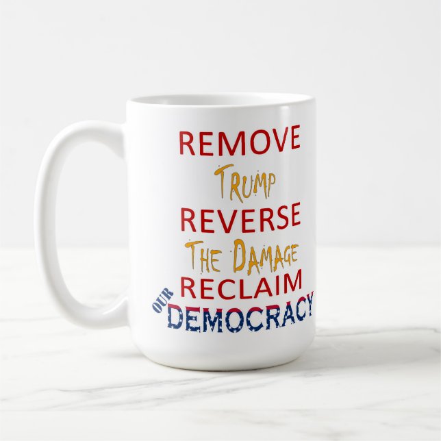 TRUMP ENTFERNEN KAFFEETASSE (Links)