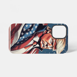 Trump Epic American Flag Phone Case iPhone 12 Mini Hülle