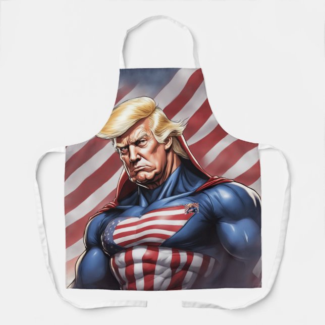 Trump Epic Superhero Schürze (Vorderseite)
