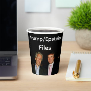 Trump/Epstein-Akten Papierbecher