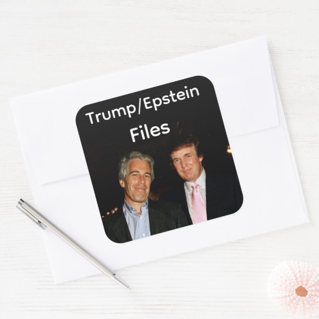 Trump/Epstein Files Sticker (Umschlag)