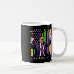 Trump Erhalte Mardi Gras Großartig Kaffeetasse