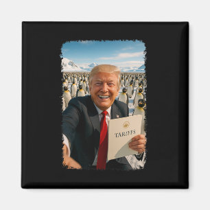 Trump erhebt Zoll auf Pinguin Ironische Politik M Magnet