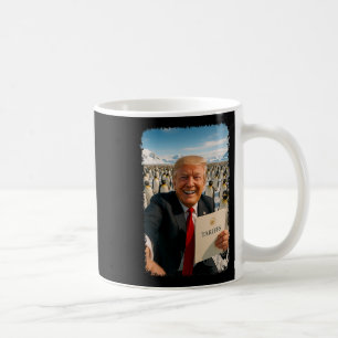 Trump erhebt Zölle auf Pinguine Ironie-Politik m Kaffeetasse