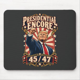 Trump erhobene Faust 45 47 Encore-Mauspad Mousepad