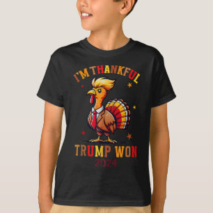 Trump Erntedank Ich bin dankbar Trump Won T-Shirt