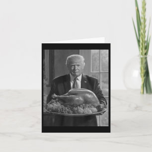 Trump Erntedank Türkei Funny Celebration Karte