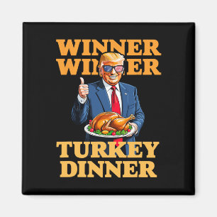 Trump Erntedankfest Humor Lustiger Trump Gewinner Magnet
