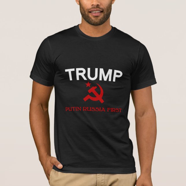 Trump ersten T - Shirthammer u. -sichel Putin T-Shirt (Vorderseite)