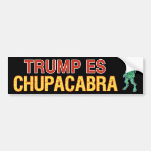 Trump Es Chupacabra Autoaufkleber