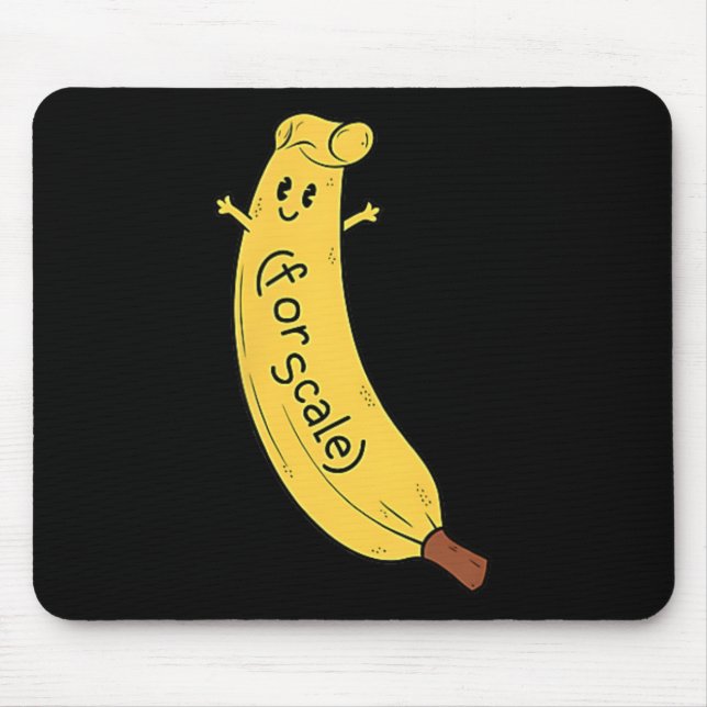 Trump Es ist Banana (für Maßstab) Funny 1 Mousepad (Vorne)