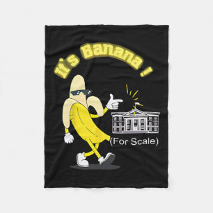 Trump Es ist Banana (für Maßstäbe) Starship Funny  Fleecedecke