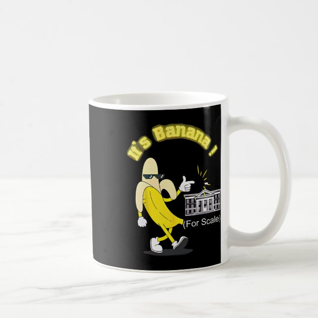 Trump Es ist Banana (für Maßstäbe) Starship Funny  Kaffeetasse (Rechts)