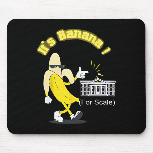 Trump Es ist Banana (für Maßstäbe) Starship Funny  Mousepad (Vorne)