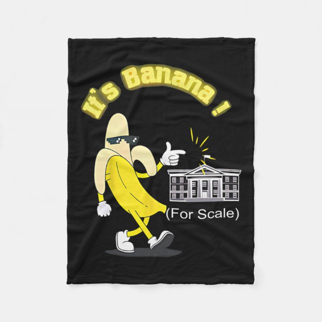 Trump Es ist Nana (für Maßstab) Starship Funny Tru Fleecedecke (Vorderseite)