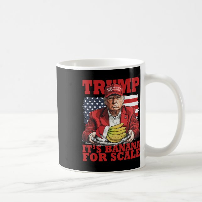 Trump Es ist Nana (für Maßstab) Starship Funny Tru Kaffeetasse (Rechts)