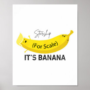 Trump Es ist Nana (für Maßstab) Starship Funny Tru Poster