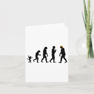 Trump Evolution Resist Funny Donald Trump Karte