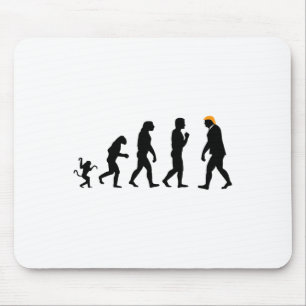 Trump Evolution Resist Funny Donald Trump Mousepad