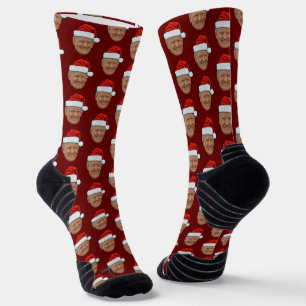 Trump Face Gift Socken