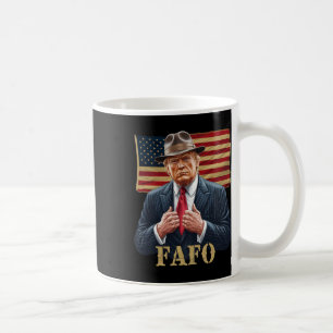 Trump Fafo F rund um die Vintage US-Flagge Kaffeetasse