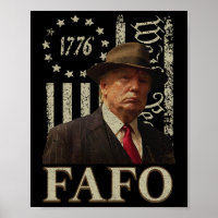 Trump Fafo F rund um die Vintage US-Flagge