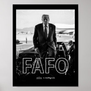 Trump Fafo Lustig Fafo Trump Präsident Trump  Poster